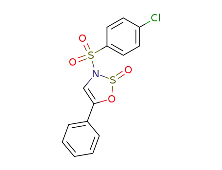 3-(4-chloro-benzenesulfonyl)-5-phenyl-3<i>H</i>-[1,2,3]oxathiazole 2-oxide
