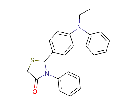 4-Thiazolidinone, 2-(9-ethyl-9H-carbazol-3-yl)-3-phenyl-