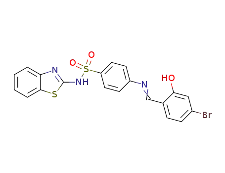 <i>N</i>-benzothiazol-2-yl-4-(4-bromo-2-hydroxy-benzylideneamino)-benzenesulfonamide
