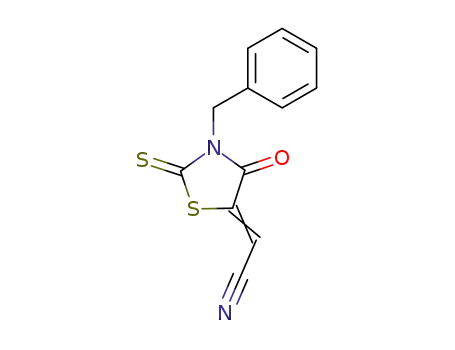 (3-benzyl-4-oxo-2-thioxo-thiazolidin-5-ylidene)-acetonitrile