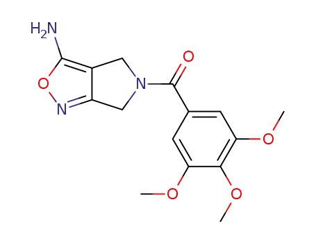 5-(3,4,5-trimethoxy-benzoyl)-5,6-dihydro-4<i>H</i>-pyrrolo[3,4-<i>c</i>]isoxazol-3-ylamine