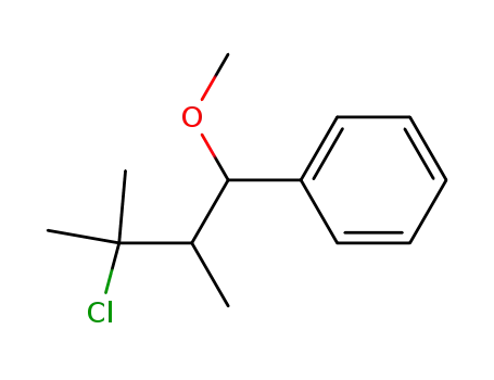 (3-chloro-2,3-dimethyl-1-phenyl-butyl)-methyl ether