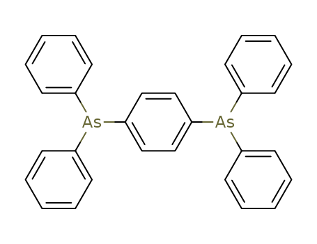 Arsine, 1,4-phenylenebis[diphenyl-