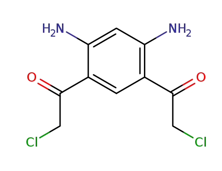 4,6-bis-chloroacetyl-<i>m</i>-phenylenediamine