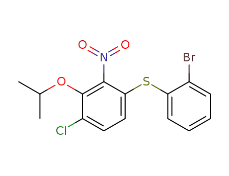 2'-Brom-4-chlor-2-nitro-3-isopropyloxy-diphenylsulfid