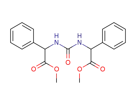 Molecular Structure of 72129-71-6 ([3-(Methoxycarbonyl-phenyl-methyl)-ureido]-phenyl-acetic acid methyl ester)
