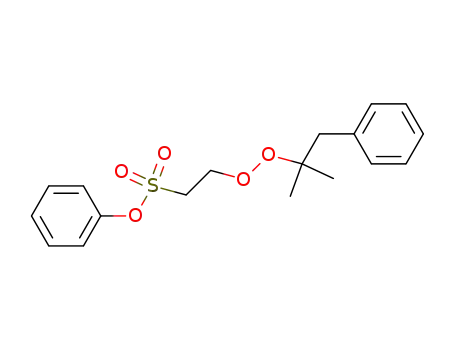 2-(1,1-Dimethyl-2-phenyl-ethylperoxy)-ethanesulfonic acid phenyl ester