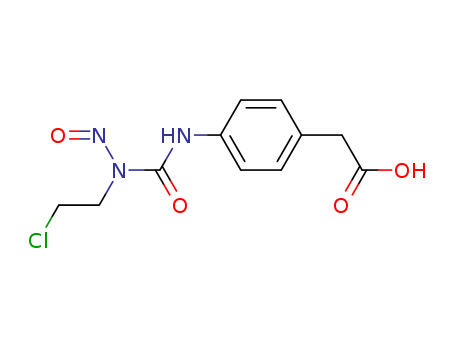 Acetic acid, [p-[3- (2-chloroethyl)-3-nitrosoureido]phenyl]- cas  13909-29-0