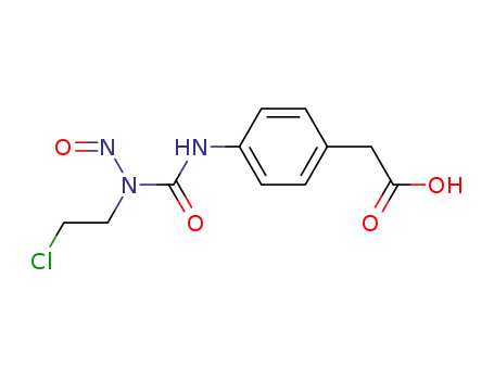 (4-{[(2-Chloroethyl)(nitroso)carbamoyl]amino}phenyl)acetic acid