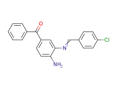 3-(p-Chlorphenylmethylenimino)-4-aminobenzophenon