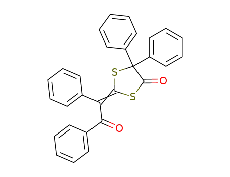 1,3-Dithiolan-4-one, 2-(oxodiphenylethylidene)-5,5-diphenyl-