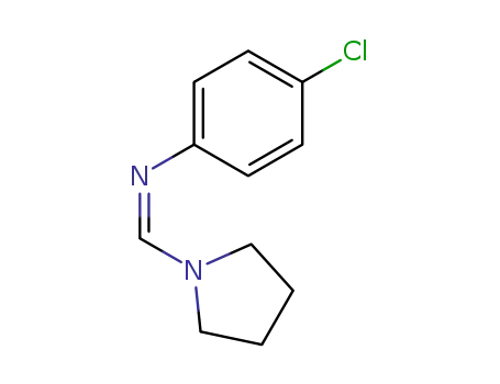 (4-Chloro-phenyl)-[1-pyrrolidin-1-yl-meth-(Z)-ylidene]-amine