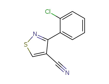 3-(2-chloro-phenyl)-isothiazole-4-carbonitrile