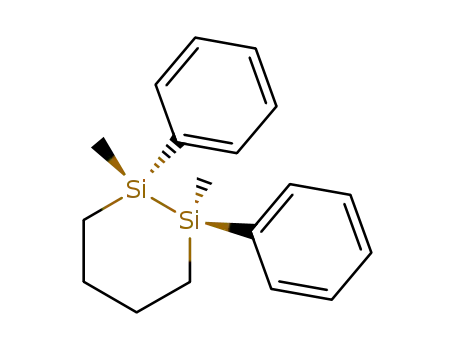 trans-1,2-methyl-1,2-diphenyl-1,2-disilacyclohexane
