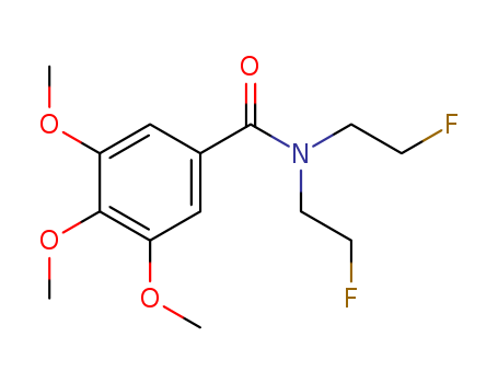 Benzamide,N,N-bis(2-fluoroethyl)-3,4,5-trimethoxy- cas  2262-24-0