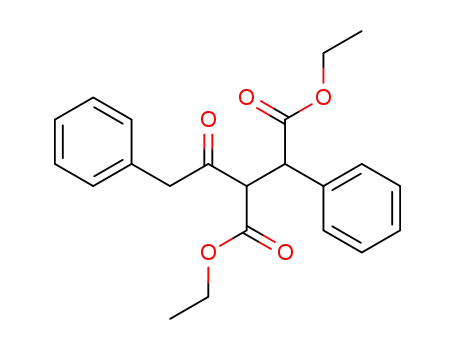 Molecular Structure of 857754-53-1 (2-phenyl-3-phenylacetyl-succinic acid diethyl ester)