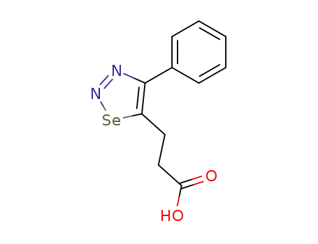 3-(4-phenyl-[1,2,3]selenadiazol-5-yl)-propionic acid