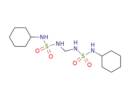 Molecular Structure of 63845-61-4 (Sulfamide, N,N''-methylenebis[N'-cyclohexyl-)