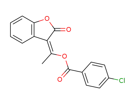 (Z)-3-(1-p-chlorobenzoyloxyethylidene)-2(3H)-benzofuranone