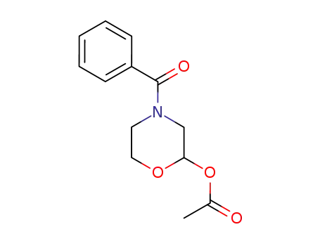 2-Morpholinol, 4-benzoyl-, acetate (ester)