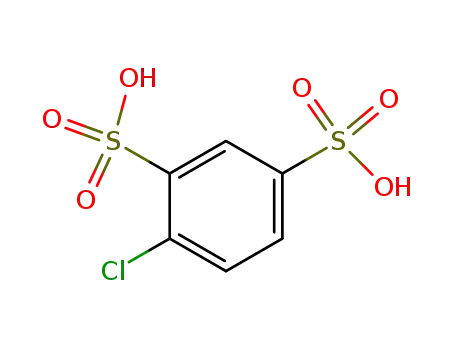 Molecular Structure of 27886-55-1 (1,3-Benzenedisulfonic acid, 4-chloro-)