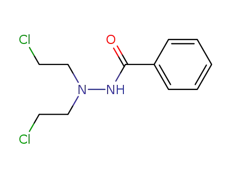 Molecular Structure of 33330-30-2 (N',N'-Bis(2-chloroethyl)benzhydrazide)