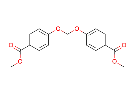 Molecular Structure of 57987-50-5 (Benzoic acid, 4,4'-[methylenebis(oxy)]bis-, diethyl ester)