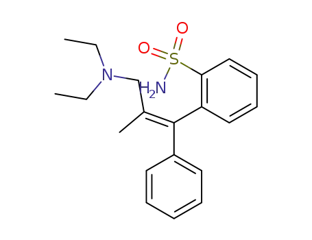 2-(3-(Diethylamino)-2-methyl-1-phenyl-1-propenyl)benzenesulfonamide