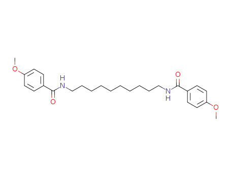 Molecular Structure of 27890-83-1 (Benzamide, N,N'-1,10-decanediylbis[4-methoxy-)