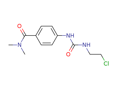 Benzamide,4-[[[(2-chloroethyl)amino]carbonyl]amino]-N,N-dimethyl- cas  13908-49-1