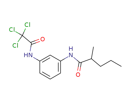 Pentanamide, 2-methyl-N-[3-[(trichloroacetyl)amino]phenyl]-