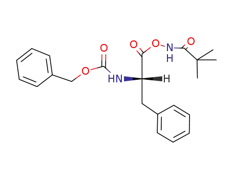 O-(N-Benzyloxycarbonyl-L-phenylalanyl)-pivalohydroxamsaeure