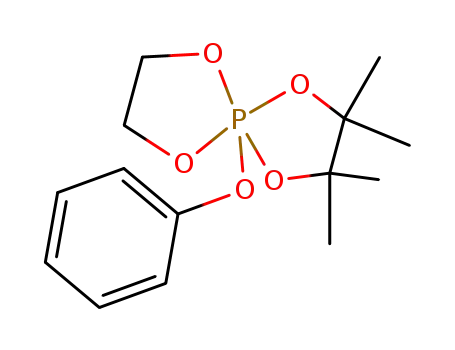 2,2,3,3-Tetramethyl-5-phenoxy-1,4,6,9-tetraoxa-5λ<sup>5</sup>-phospha-spiro[4.4]nonane