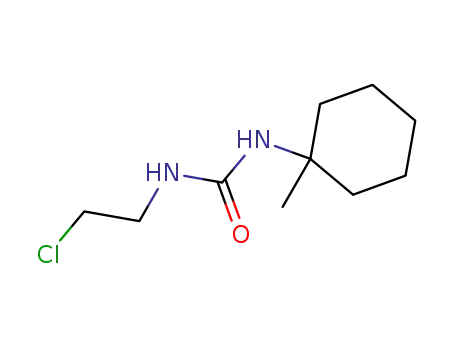 Molecular Structure of 13908-12-8 (1-(2-chloroethyl)-3-(1-methylcyclohexyl)urea)