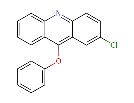 Molecular Structure of 61981-62-2 (Acridine, 2-chloro-9-phenoxy-)