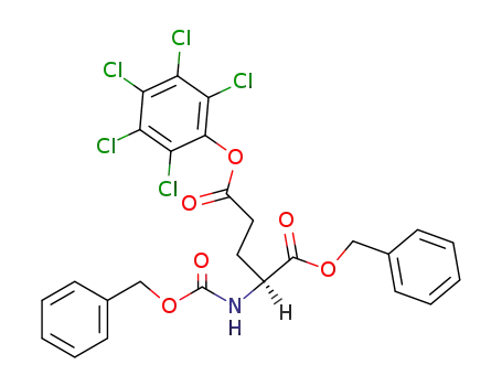 1-benzyl 4-pentachlorophenyl N-benzyloxycarbonyl-L-glutamate