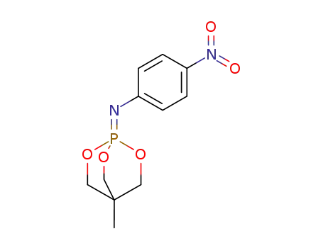 (4-methyl-2,6,7-trioxa-1λ<sup>5</sup>-phospha-bicyclo[2.2.2]oct-1-ylidene)-(4-nitro-phenyl)-amine