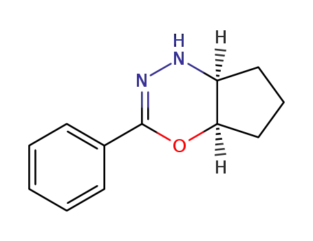 3-phenyl-(4a<i>r</i>,7a<i>c</i>)-1,4a,5,6,7,7a-hexahydro-cyclopenta[1,3,4]oxadiazine