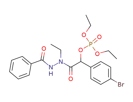 phosphoric acid (<i>N</i>'-benzoyl-<i>N</i>-ethyl-hydrazinocarbonyl)-(4-bromo-phenyl)-methyl ester diethyl ester