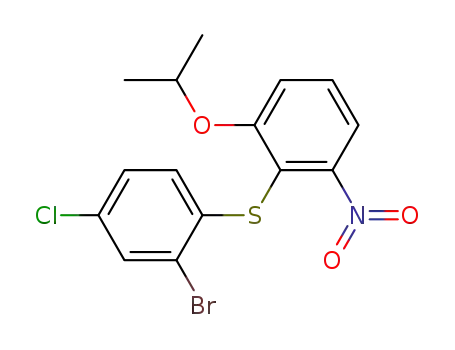 4-Chlor-2-brom-2'-nitro-6'-isopropyloxy-diphenylsulfid