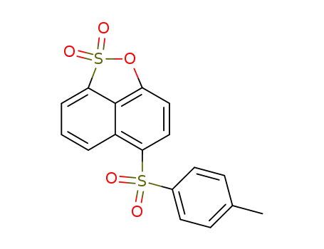 6-(toluene-4-sulfonyl)-naphth[1,8-<i>cd</i>][1,2]oxathiol-2,2-dioxide