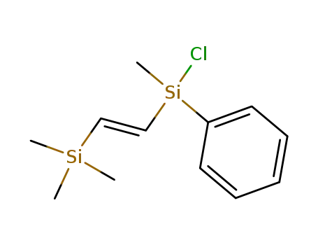 Molecular Structure of 73022-97-6 ([Chloro-methyl-((E)-2-trimethylsilanyl-vinyl)-silanyl]-benzene)