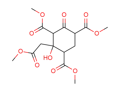 methyl 1-hydroxy-2,4,6-trimethoxycarbonyl-3-oxo-1-cyclohexaneacetate