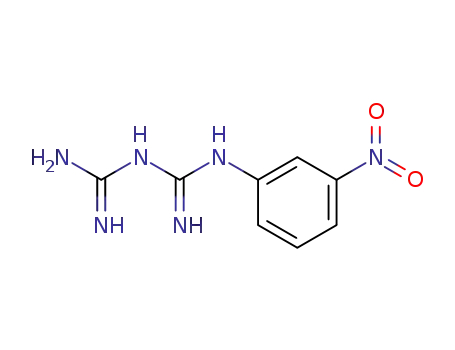 Molecular Structure of 10441-20-0 (N-(3-Nitrophenyl)imidodicarbonimidic diamide)