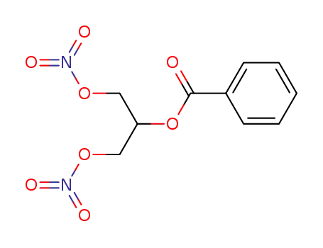 Molecular Structure of 793-18-0 (2-benzoyloxy-1,3-bis-nitryloxy-propane)