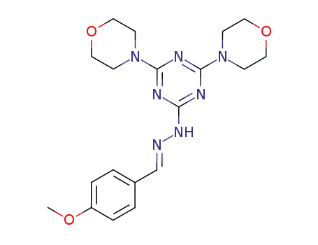 4-methoxy-benzaldehyde (4,6-di-morpholin-4-yl-[1,3,5]triazin-2-yl)-hydrazone
