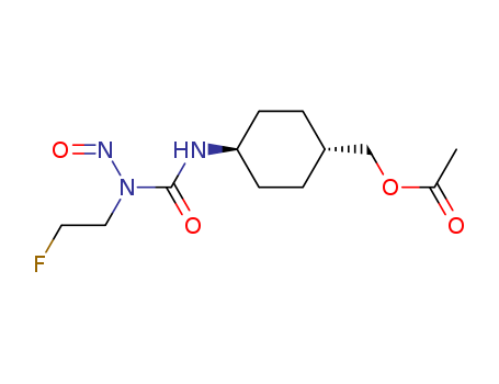 [4-[(2-fluoroethyl-nitroso-carbamoyl)amino]cyclohexyl]methyl acetate cas  61137-53-9