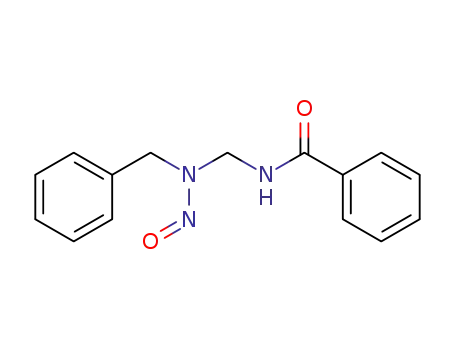 Molecular Structure of 59665-06-4 (N-[(Benzylnitrosoamino)methyl]benzamide)