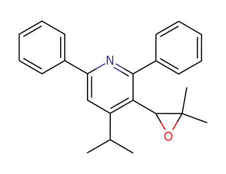 Pyridine, 3-(3,3-dimethyloxiranyl)-4-(1-methylethyl)-2,6-diphenyl-