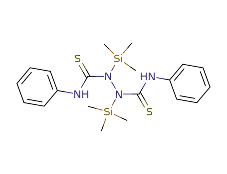 N,N'-Bis-trimethylsilyl-hydrazin-N,N'-bis-<thiocarbonsaeure-anilid>